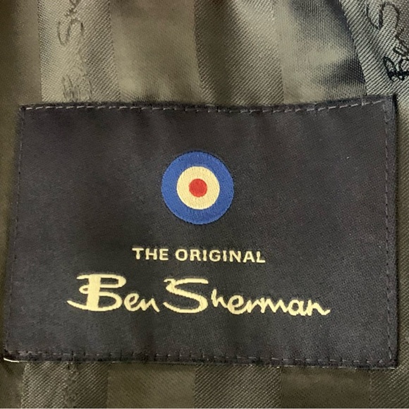 BEN SHERMAN Burge Bi-Stretch Two-Button Notch Lapel Blazer Sport Coat Blue - Picture 2 of 15